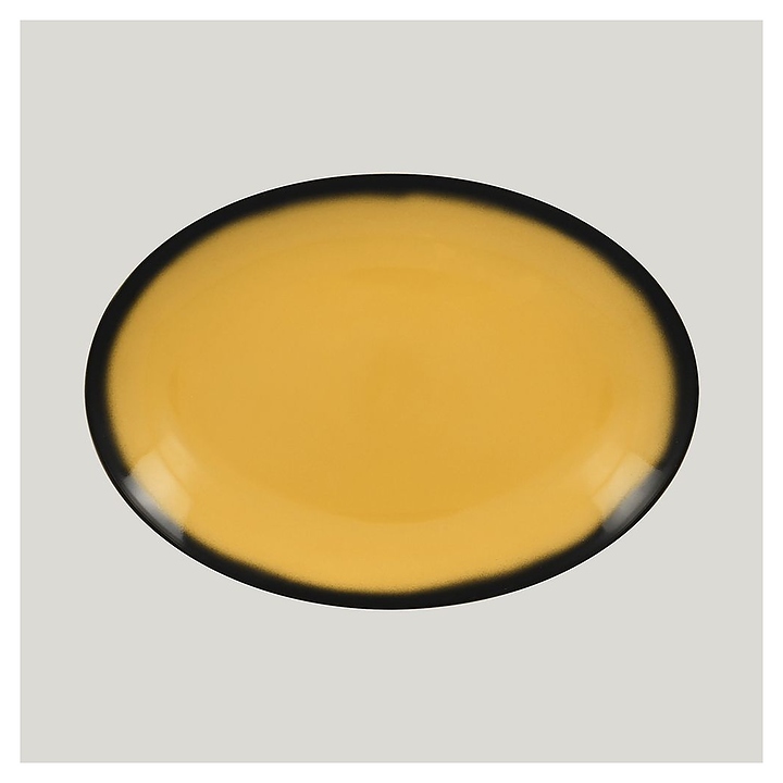 Блюдо овальное RAK Porcelain LEA Yellow LENNOP36NY