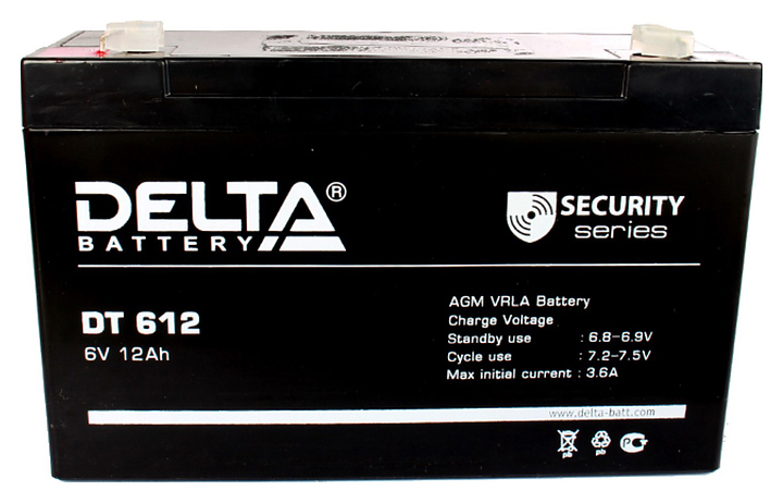 Аккумулятор Delta DT 612 (THA)