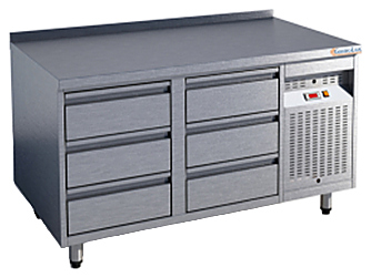 Стол холодильный Gastrolux СОБ2П-137/6Я/S