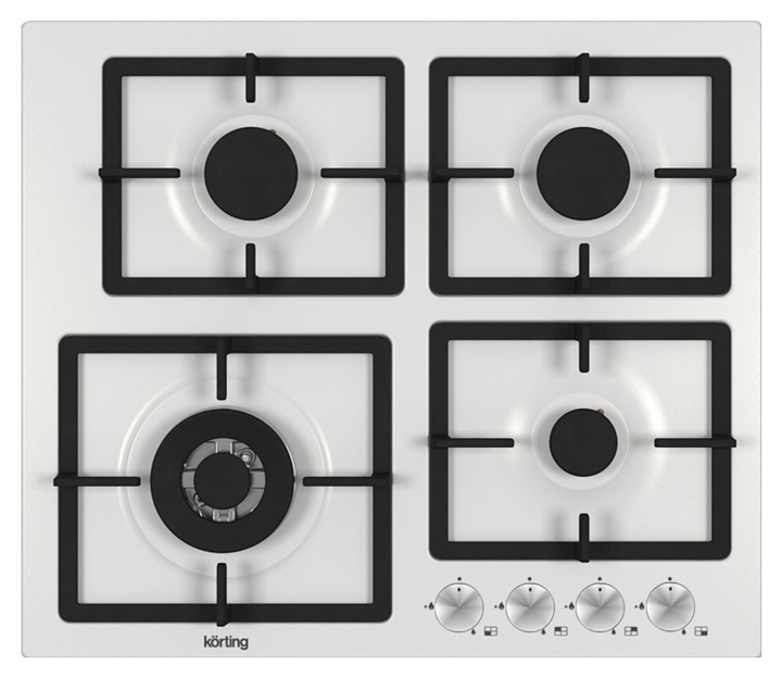 Варочная панель газовая Korting HG 697 CTW белая