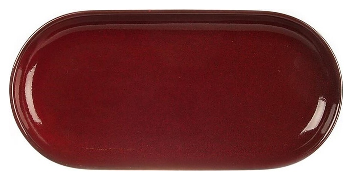 Блюдо овальное P.L. Proff Cuisine Evolution Dark Red 81223293 295х140х26 мм