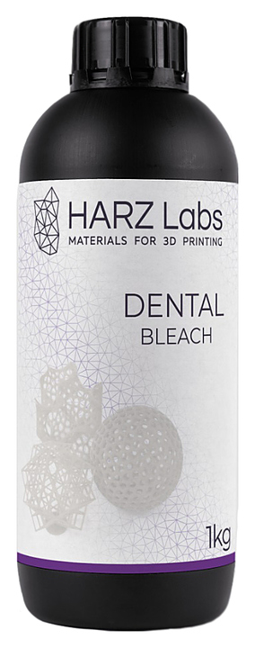 Фотополимер HARZ Labs LLC Dental Bleach для LCD/DLP принтеров, 1 л