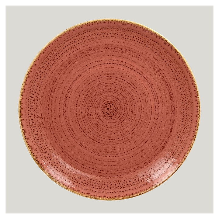 Тарелка круглая плоская RAK Porcelain Twirl Coral TWNNPR29CO