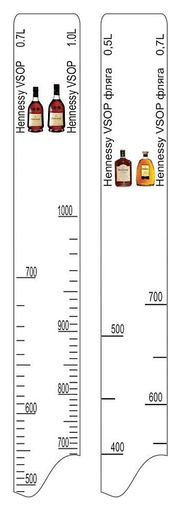 Барная линейка P.L. Proff Cuisine Hennessy VSOP (0,7/1 л) / Hennessy VSOP фляга (0,5/0,7 л)