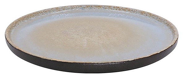 Тарелка Roomers Tableware L9422-ST-IVES-B(BS-BLACK) d=24,5 см (каменная керамика)