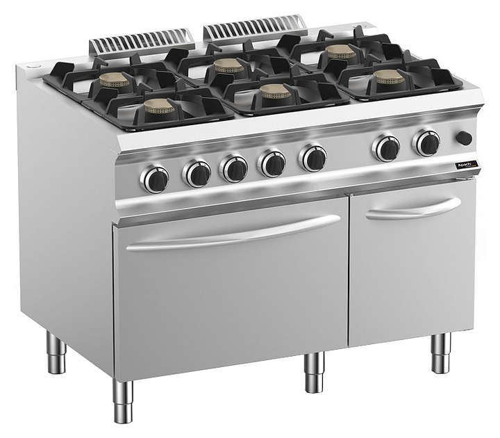 Плита газовая Apach Chef Line GLRRG129FEP