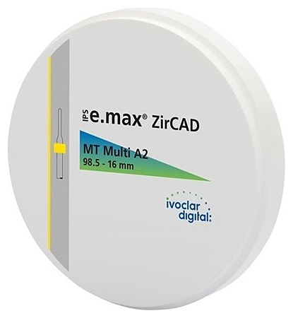 Диск циркония Ivoclar Vivadent IPS e.max ZirCAD LT 1 98.5-20/1