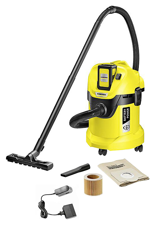 Пылесос хозяйственный Karcher WD 3 BATTERY SET