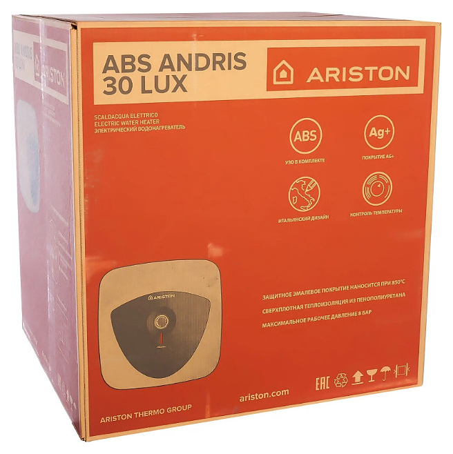 Ariston andris 30. Ariston ABS Andris Lux 30. Накопительный водонагреватель Ariston 30л ABS Andris Lux 30. Andris Lux 30 водонагреватель. Накопительный электрический водонагреватель Ariston ABS Andris Lux 30.