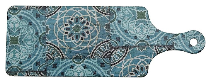 Доска сервировочная P.L. Proff Cuisine 45319-TAI Damask Blue 47х17х1,2 см (меламин) прямоугольная