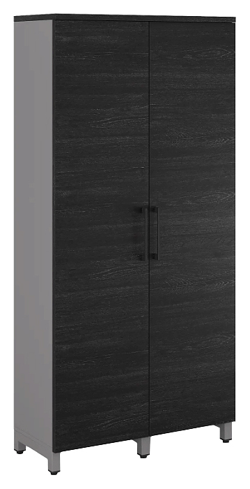 Шкаф для одежды Кобор HRG-90/40/M aluminum/wood
