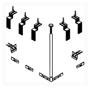 Монтажный комплект для панели CEZARES CZR-SCR-FIX-KIT