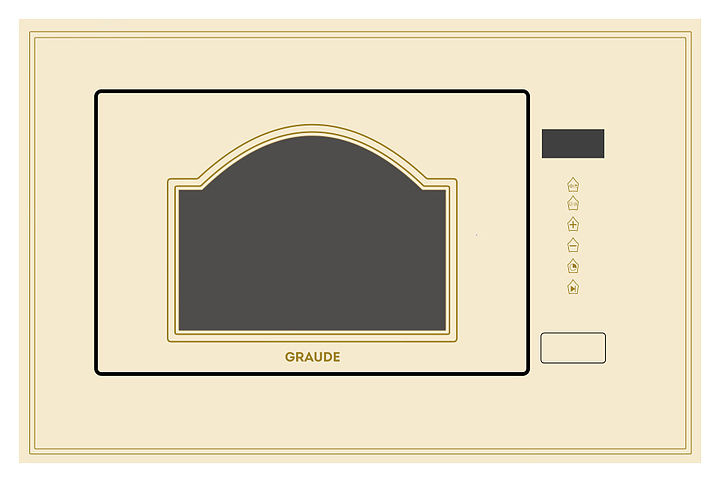 Микроволновая печь Graude MWGK 38.1 EL античная белая