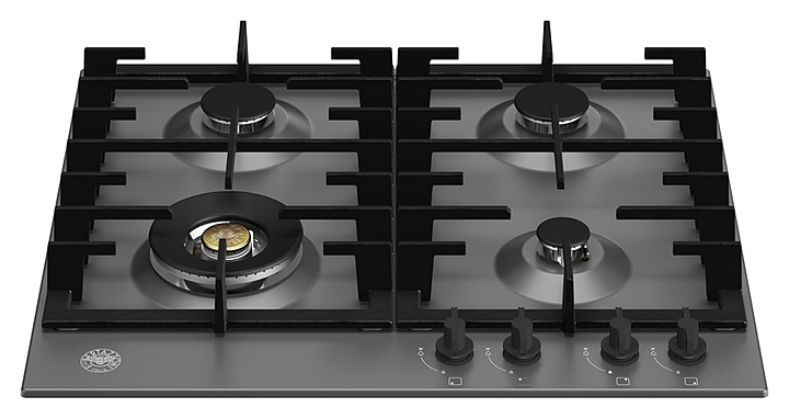 Варочная панель Bertazzoni P604LMODNE газовая, эмаль черная матовая