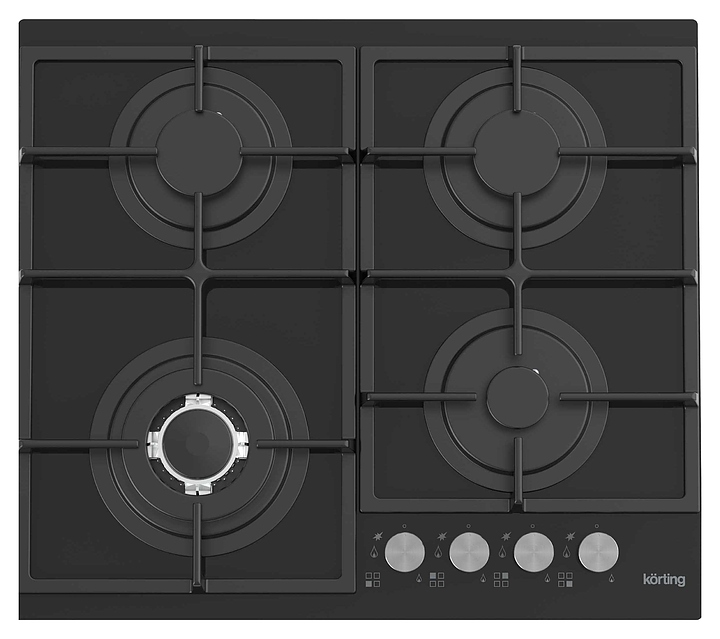 Варочная панель газовая Korting HGG 6734 CTN черная