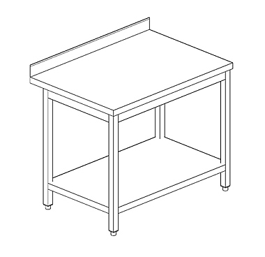 Стол рабочий BSV-inox СПЭ-711 БП