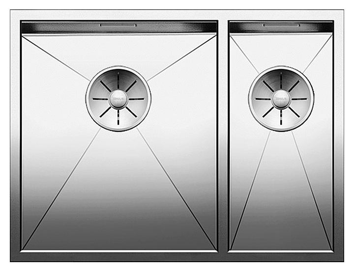 Кухонная мойка Blanco Zerox 340/180-U левая мойка