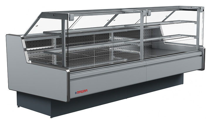 Витрина холодильная MAGMA Beryl 2500 кондитерская (выносной агрегат)