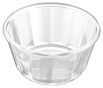 Соусник Gastroplast GS-08 130 мл d=85 мм h=45 мм (поликарбонат) прозрачный