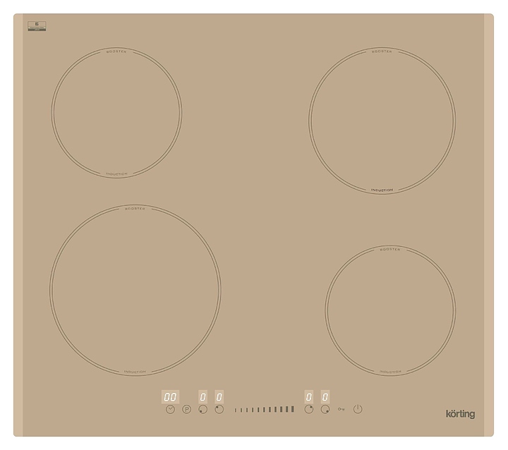Варочная панель индукционная Korting HI 64560 BCG золотистая