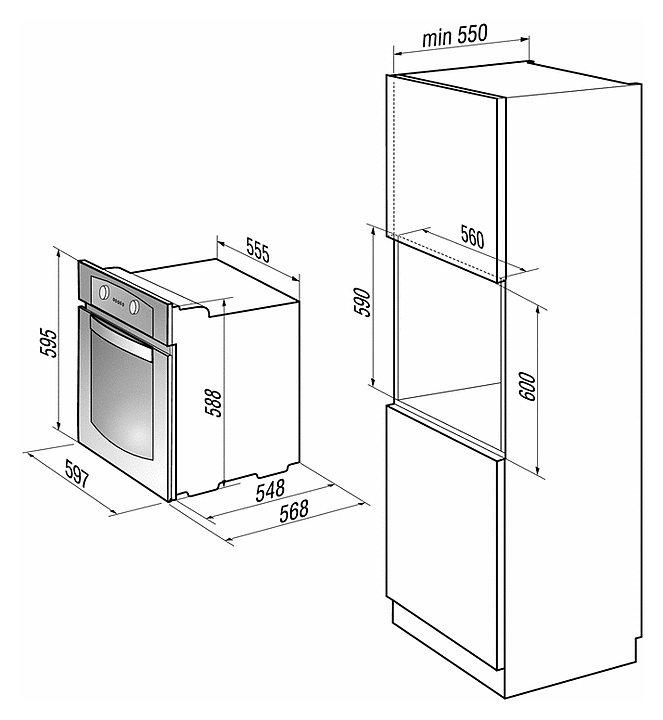 Духовой шкаф gorenje 45 см ширина