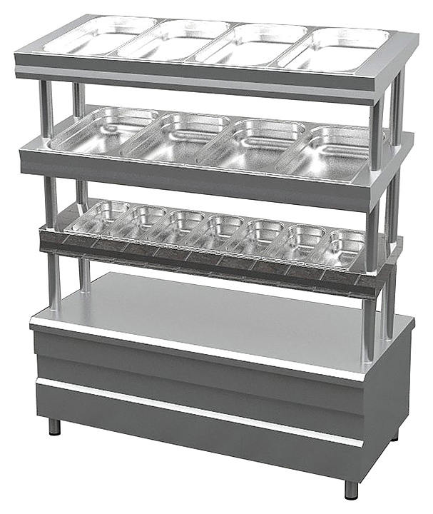 Диспенсер для столовых приборов, хлеба и подносов Gastrolux ДП-146/L