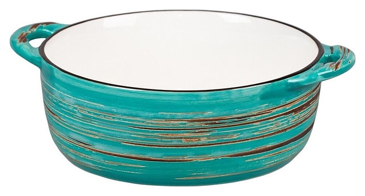 Бульонница P.L. Proff Cuisine Texture Light Cyan Circular 52626-l 580 мл d=14,5 см h=5,5 см (фарфор)