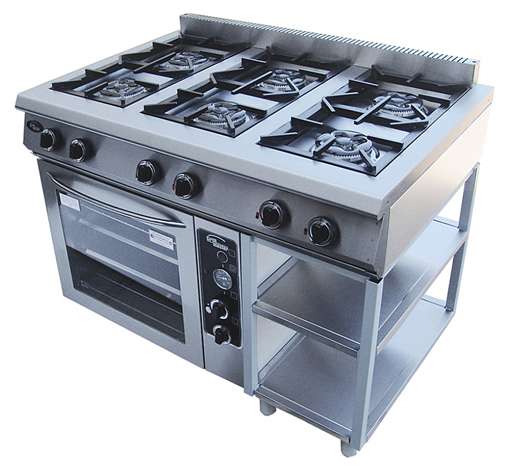 Плита газовая Grill Master Ф6ЖТЛПДГ(п) духовка с 2 горелками