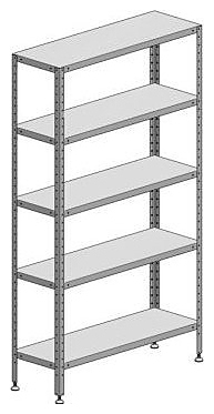 Стеллаж кухонный Марихолодмаш С-5-0,5/0,95/2,0
