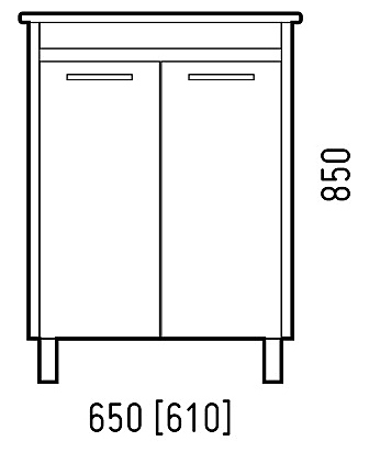 Комплект мебели corozo гольф 65 антик