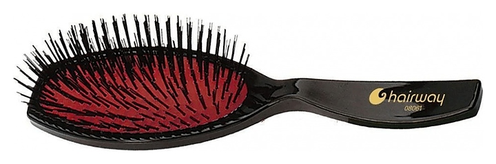 Щетка массажная Hairway Cherry 08061, 11 рядов