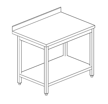 Стол рабочий BSV-inox СПЭ-612 БП