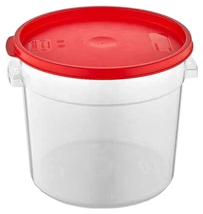 Контейнер для продуктов Gastroplast GRPP-6 6 л d=22 см h=19,5 см (полипропилен) прозрачный