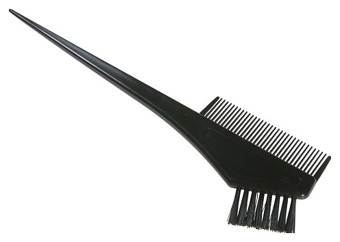 Кисть для окрашивания Sibel BLACK COMB, с расческой, черная