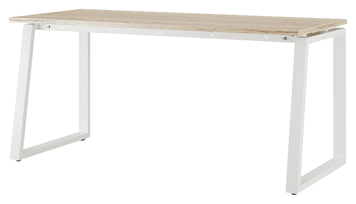 Стол компьютерный Кобор KTS1-160/80 white/natural