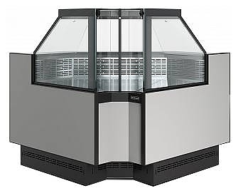 Витрина холодильная Carboma Bavaria 4 GC110 VM 6-1 версия 2.0 (внутренний угол) 9006-9005