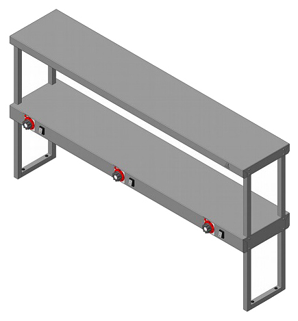 Полка тепловая ITERMA П-ИК-2-1500/300/800 ВН