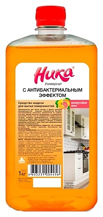 Средство для мытья Геникс Ника-Универсал с антибактериальным эффектом, 1 л