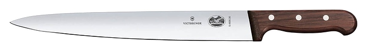 Нож для нарезки ломтиками Victorinox 5.4500.30 Rosewood l=30 см (нерж. сталь / дерево)