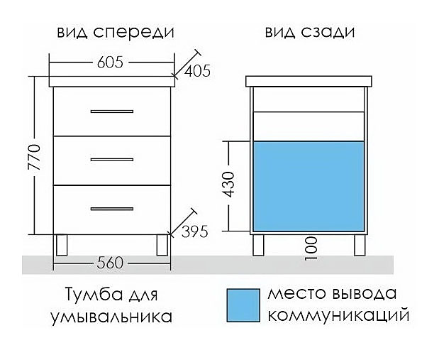 Тумба санта омега 60