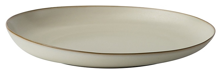 Тарелка Roomers Tableware L9078-CREAM 27х28 см (каменная керамика)