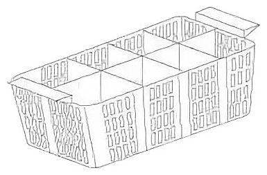 Корзина для приборов Dihr C47