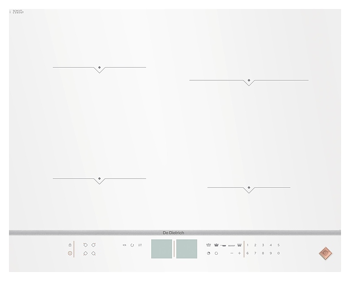 Варочная панель De Dietrich DPI7670W pure white