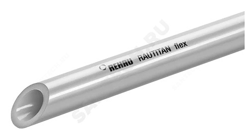 Труба Rehau PE-Xa/EVOH серая Дн 63х8,6 Ру10 Тмакс=95C L=6м RAUTITAN flex