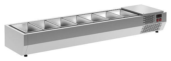 Витрина для ингредиентов Полюс A40 SM 1,2 (VT2-G (GN1/3))