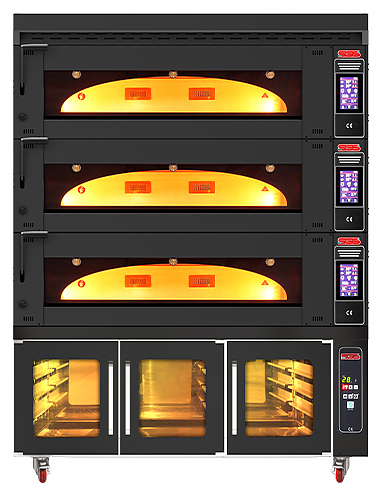 Печь подовая SGS MT/1400/2 с расстоечным шкафом