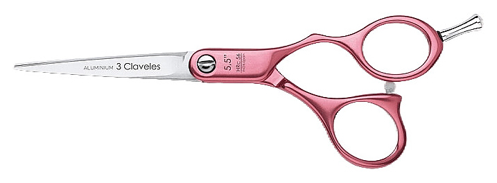 Ножницы парикмахерские 3Claveles Duraluminium Pink 12691