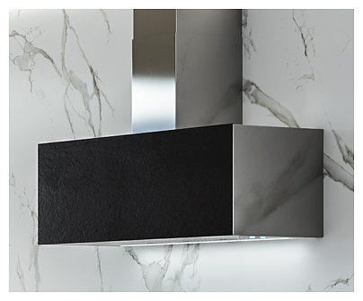 Вытяжка кухонная Pando P-745/90 IX-DEKTON SIRIUS V.1050 ECO SEC PLUS