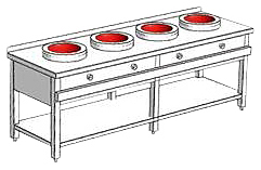 Плита индукционная WOK Heidebrenner ETK-I-W 732427