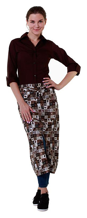 Рубашка женская Клен 00010, р.44, рост 170, коричневая